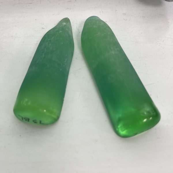 1kg Synthetic Corundum Blue Green Sapphire Rough Stone - 图片 2
