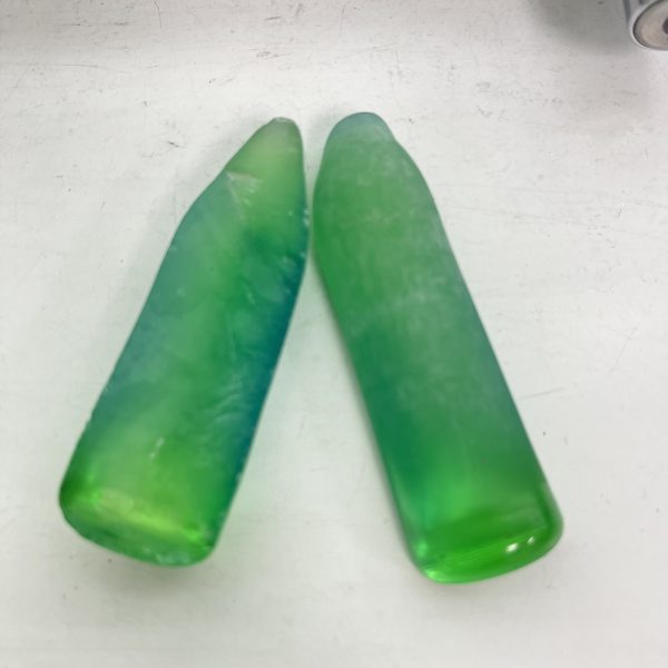 1kg Synthetic Corundum Blue Green Sapphire Rough Stone - 图片 3
