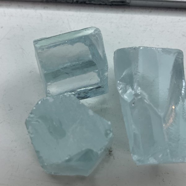 1KG Ice Blue Cubic Zirconia Rough Stone - 图片 4