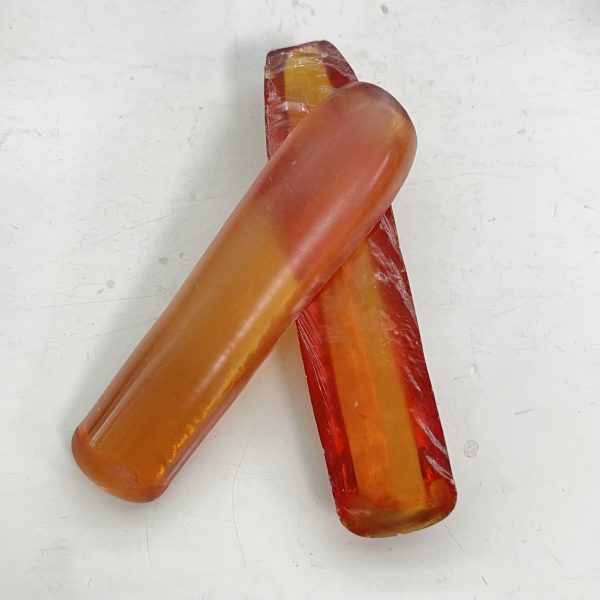 1kg Synthetic Corundum Orange Sapphire Rough Stone - 图片 2