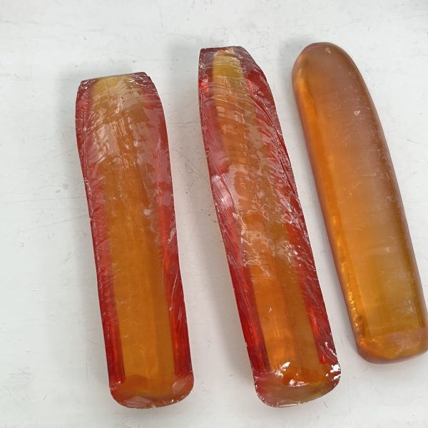 1kg Synthetic Corundum Orange Sapphire Rough Stone - 图片 3