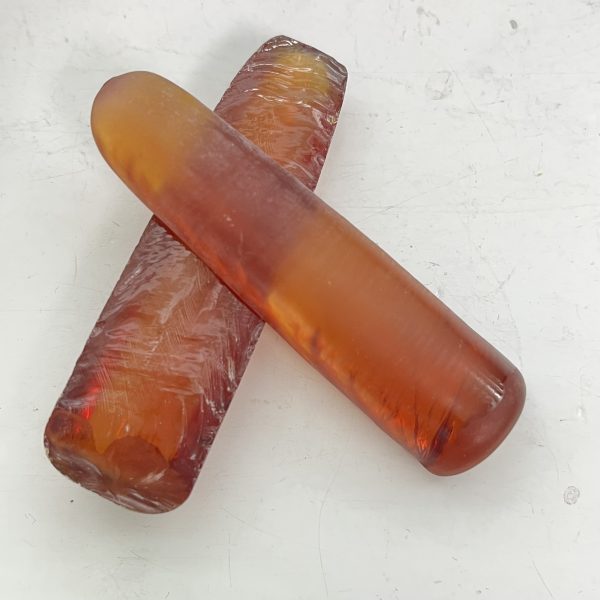 1kg Synthetic Corundum Orange Sapphire Uncut Rough Stone - 图片 3
