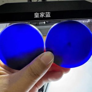 1pc About 100grams lab grown royal blue sapphire rough stone