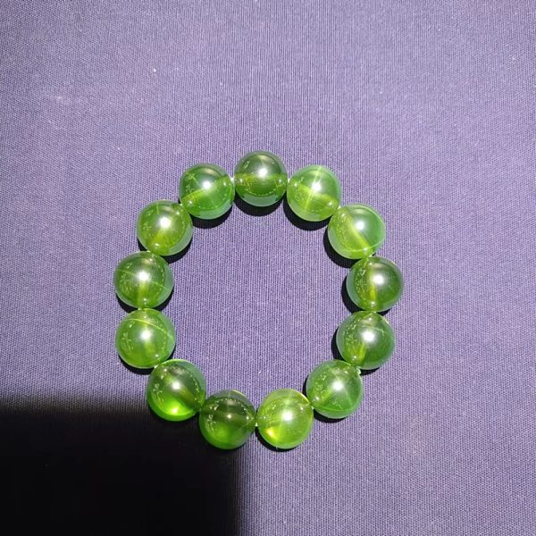 1Strand 15mm Star Sapphire Withholes Round Beads - 图片 2