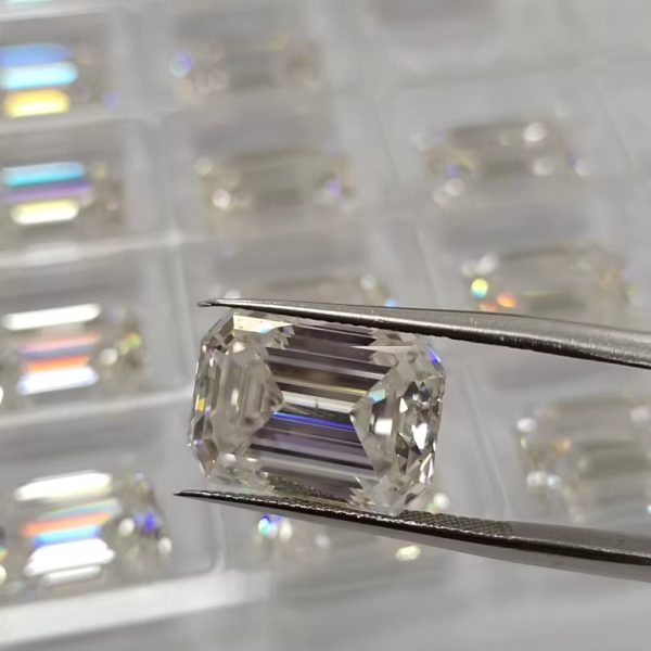 7*9mm Lab Created Moissanite Stone for Ring - 图片 2