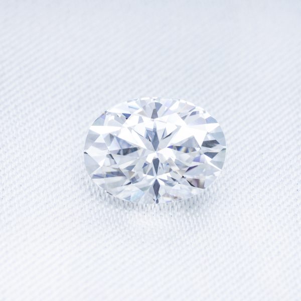 5*7mm Oval Moissanite Uncut Stone - Passed The Drill Pen Test - 图片 3
