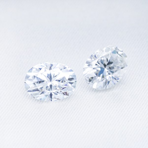 5*7mm Oval Moissanite Uncut Stone - Passed The Drill Pen Test - 图片 5
