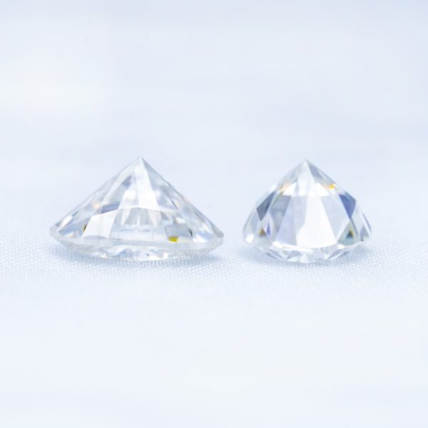 5*7mm Oval Moissanite Uncut Stone - Passed The Drill Pen Test - 图片 6