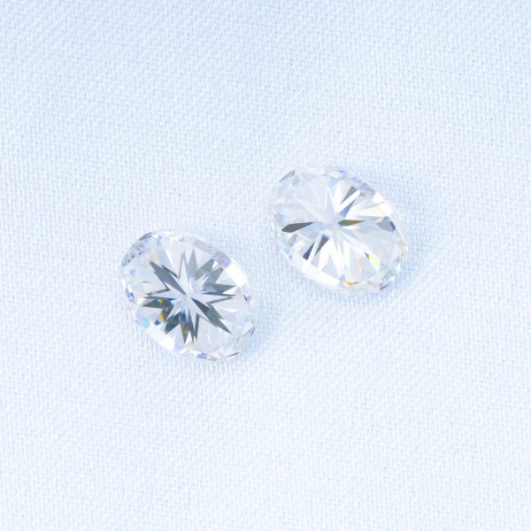 5*7mm Oval Moissanite Uncut Stone - Passed The Drill Pen Test - 图片 7