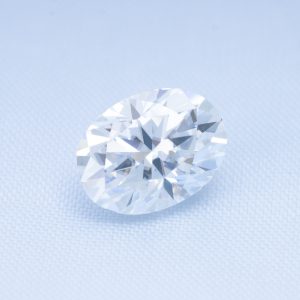 5*7mm Oval Moissanite Uncut Stone - Passed The Drill Pen Test