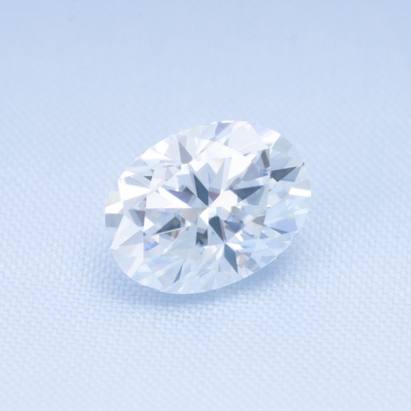 5*7mm Oval Moissanite Uncut Stone - Passed The Drill Pen Test