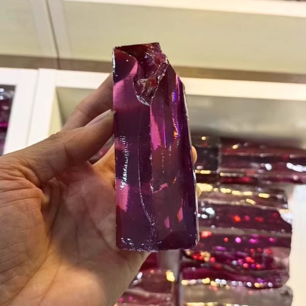 1kg Rose Pink Cubic Zirconia for Gems Making - 图片 2