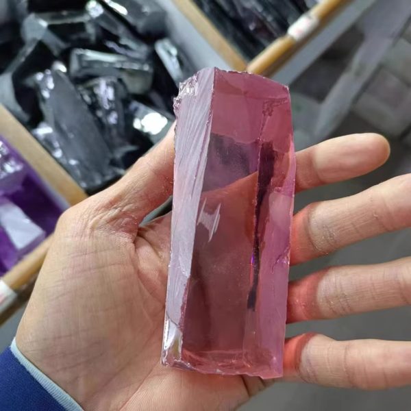 1kg Rose Pink Cubic Zirconia for Gems Making - 图片 3