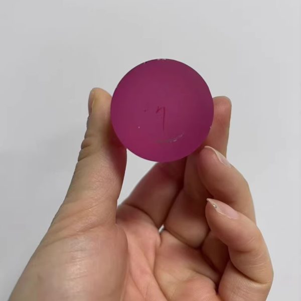 0.2kg Lab Created Pink Sapphire Corundum Rough Uncut Ruby Stone - 图片 2