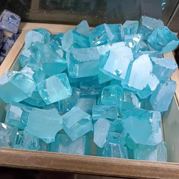 0.5kg Paraiba Blue Cubic Zirconia for Gems Making - 图片 2