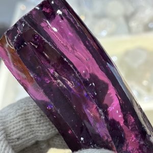 1kg CZ Gems Rough Rose Pink Color Change Cubic Zirconia for Gems Making