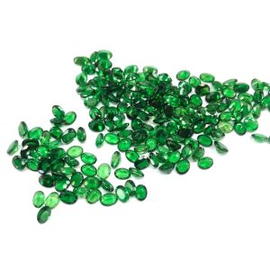 Beautiful Colors Oval Cut 3X4mm Natural Tsavorite Loose Gemstone Suitable For Earrings Rings And Jewelry Items
