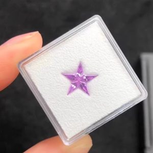 Unheated Natural Pink sapphire 10mm Pentacle Cut Loose Gemstone Hand Bracelets Necklaces Pendants