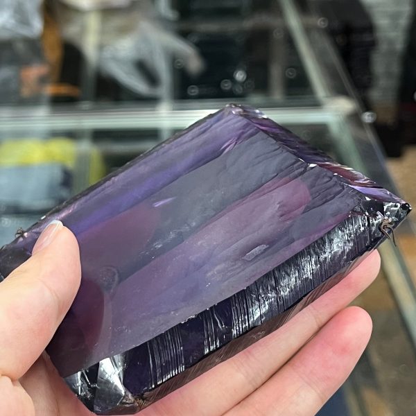 Lab Grown Amethyst Rough Hydrothermal Crystal Stone Rough Factory Direct - 图片 4
