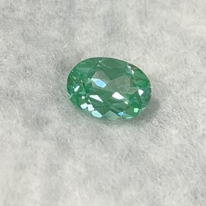 2PCS/Bag Synthetic Oval Cut Green 135# Spinel 13x18mm Gemstone For Jewelry