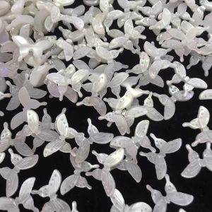 100Pcs Cowry Butterfly Shape Loose Beads For DIY Bracelet Necklace Jewelry Making Finding Accessories