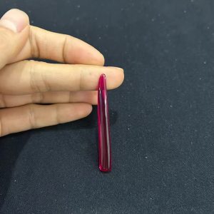 1pcs Red Ruby Polishing Pen Tip With Uncut Gemstone Inside