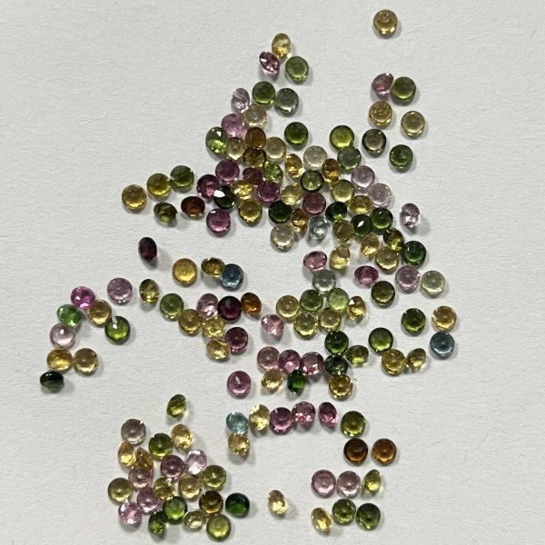 30Pcs/3mm Natural Tourmaline Grade Round Cut Tourmaline Gemstone - 图片 7