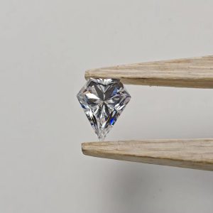 1PCS 8X9.7mm Kite Cut Loose Gemstone Moissanite D Flames Glow Ring Bracelet Necklace Jewelry