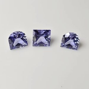 6x6mm Hot Selling Loose Item Heart Laboratory Lab Grown Blue Sapphire  Gemstone Wearing Fashionable Jewelry And Accessories
