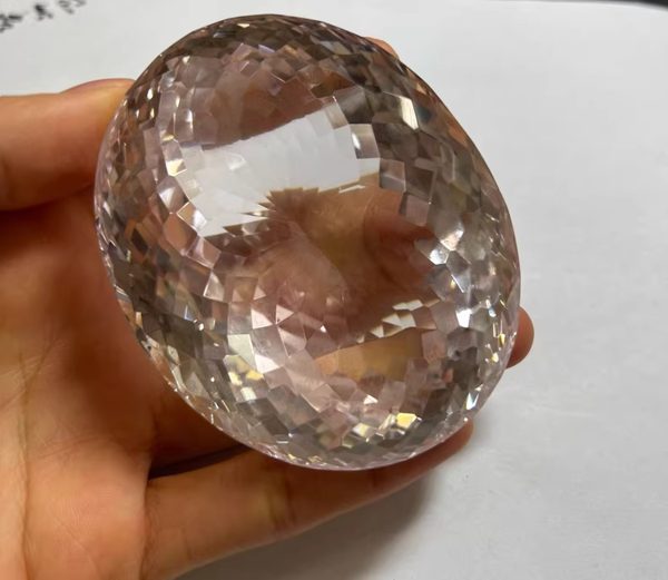 60x70mm Oval Cut Cubic Zirconia Stone - 图片 3