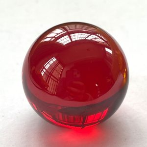 Dia 40mm Solid Color Synthetic Zircon Gemstone Transparent Decoration Fish Tank Balls DIY Game Art Pieces